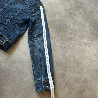 ICEblue Vintage Dark Wash Denim Jacket S