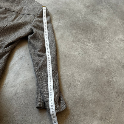 Hammer Grey Herringbone Knit Jacket S