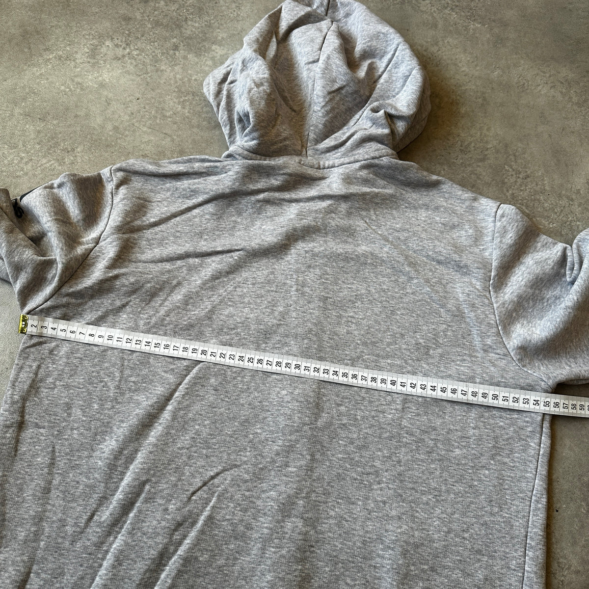 Adidas Grey Full-Zip Sleeve Logo Hoodie L