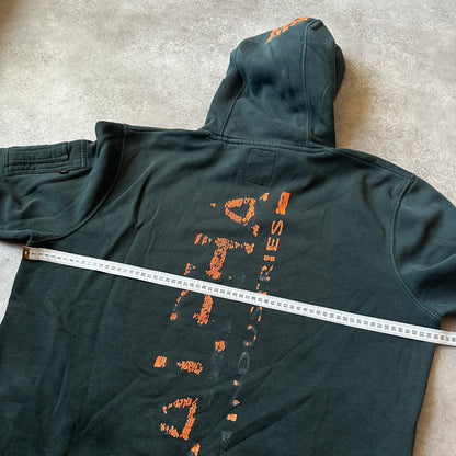 Alpha Industries Dark Green Patch Logo Hoodie XL