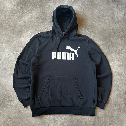 Puma Black Big Logo Hoodie M