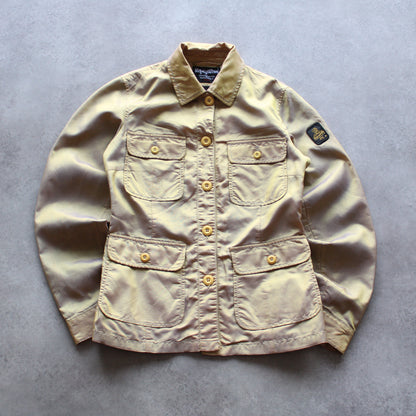 RefrigiWear Utility Jacket – Beige, Four-Pocket Design (Woman-M)