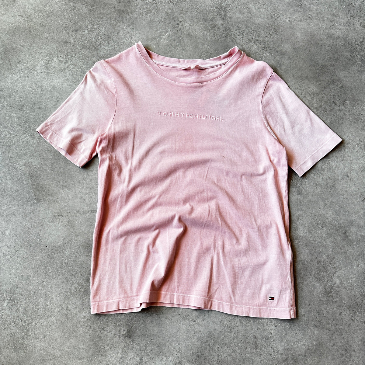 Tommy Hilfiger Pink Logo T-Shirt XS