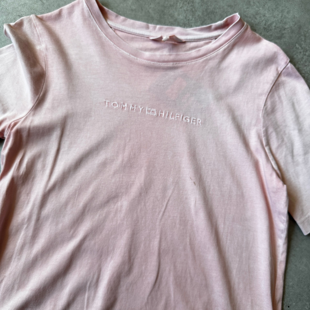 Tommy Hilfiger Pink Logo T-Shirt XS