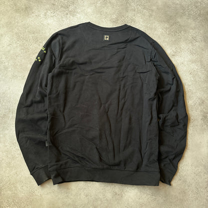 Rebels Eagle & US Flag Graphic Crewneck L