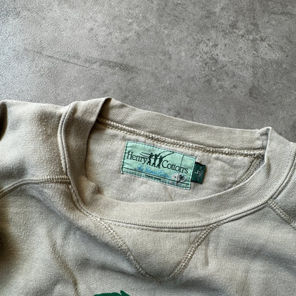 Henry Cotton's Wild India Elephants Graphic Crewneck L