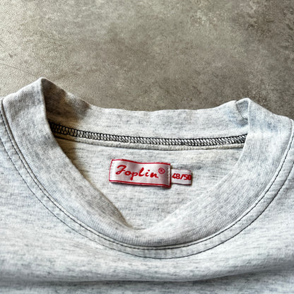 Foplin Grey & Charcoal Kanji Split Long Sleeve S