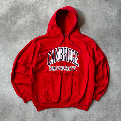Cambridge University Red Arch Logo Hoodie M