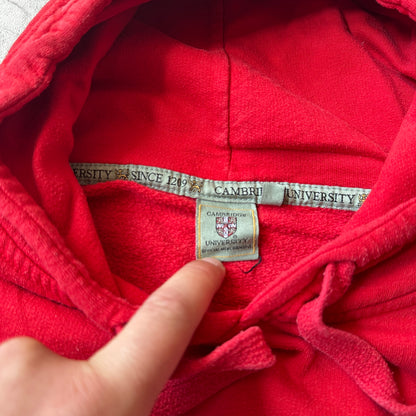 Cambridge University Red Arch Logo Hoodie M