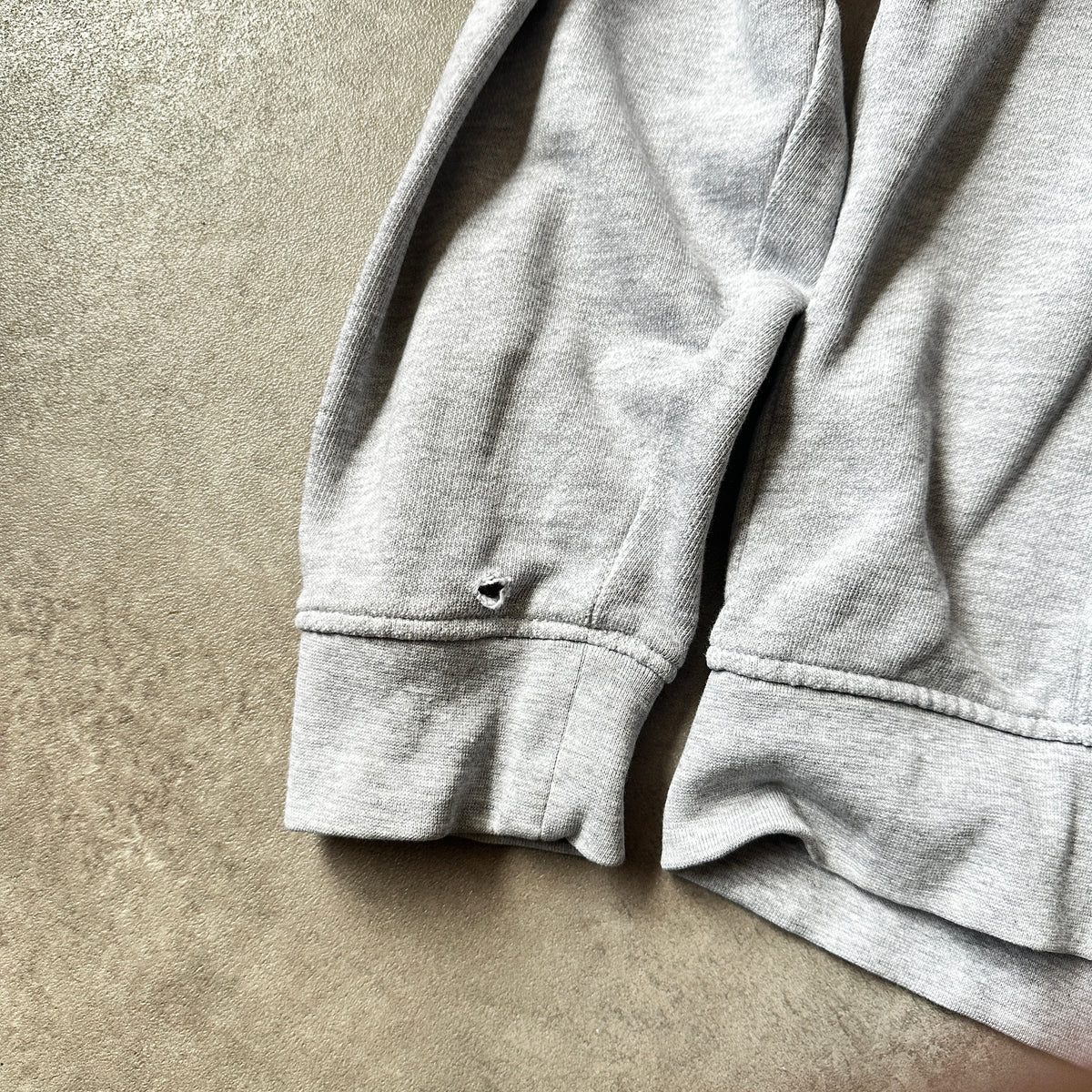 Sean John Grey Script Logo Hoodie L