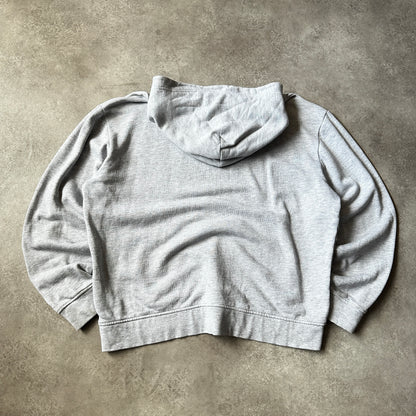Sean John Grey Script Logo Hoodie L