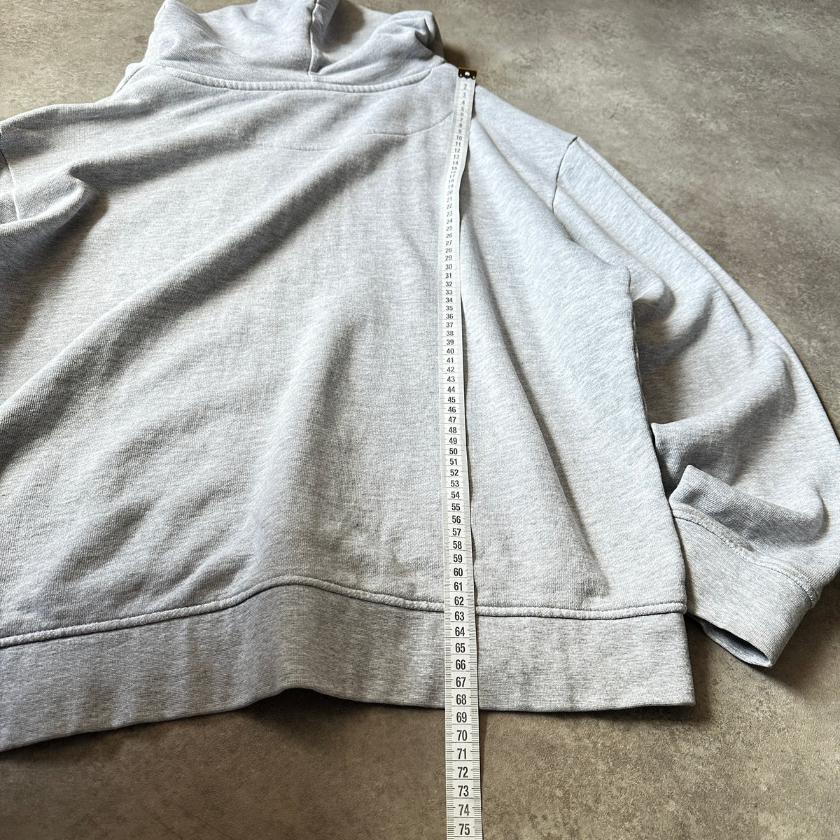 Sean John Grey Script Logo Hoodie L
