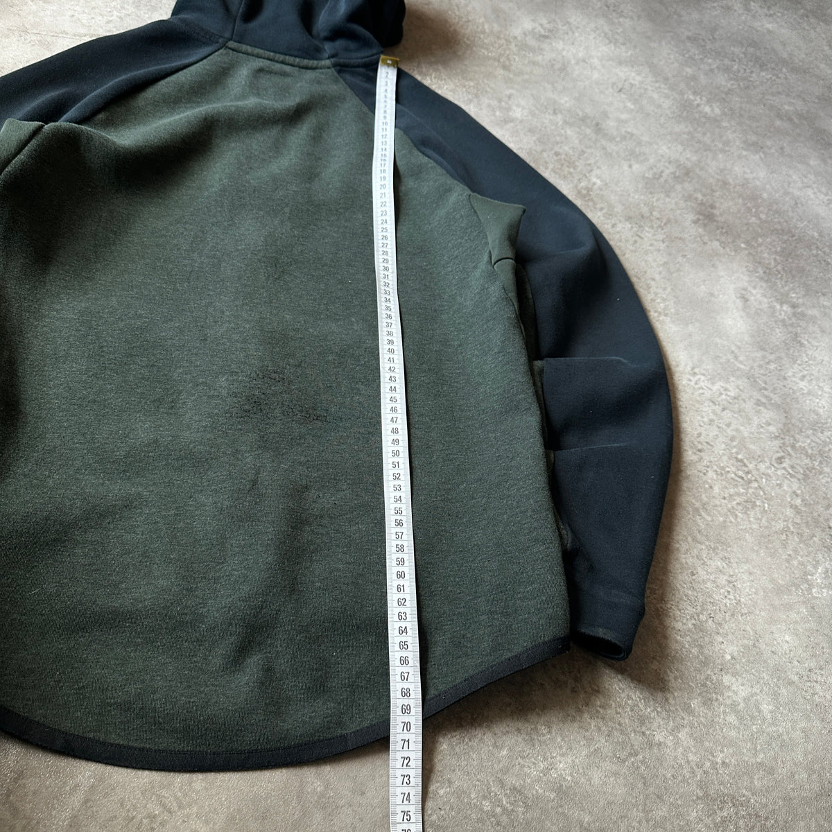 Nike Dark Green Tech Fleece Zip Hoodie S