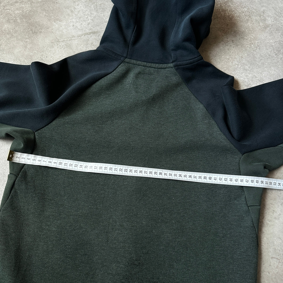 Nike Dark Green Tech Fleece Zip Hoodie S
