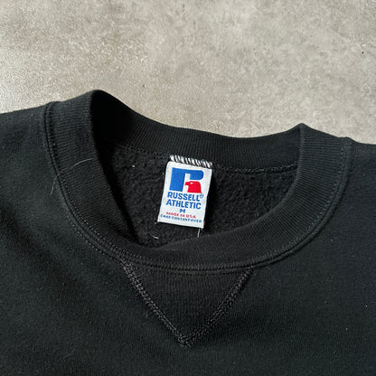 Russell Athletic Black Texas Print Crewneck M