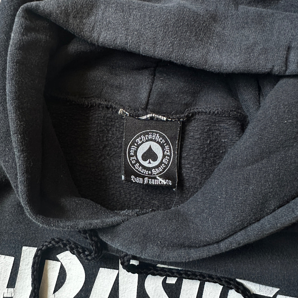 Thrasher Black Skateboard Magazine Hoodie S