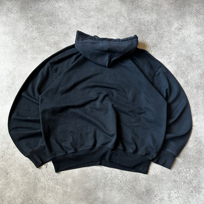 True Fan Black Carolina Panthers Graphic Hoodie M