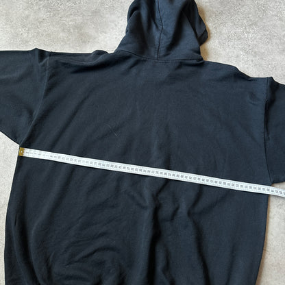 True Fan Black Carolina Panthers Graphic Hoodie M