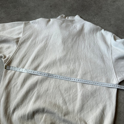 Adidas Cream 1/4 Zip Sweatshirt L