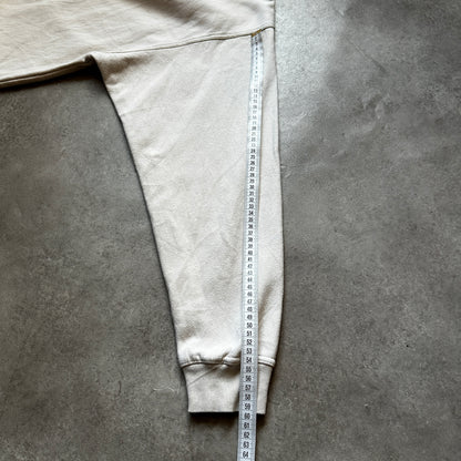 Adidas Cream 1/4 Zip Sweatshirt L