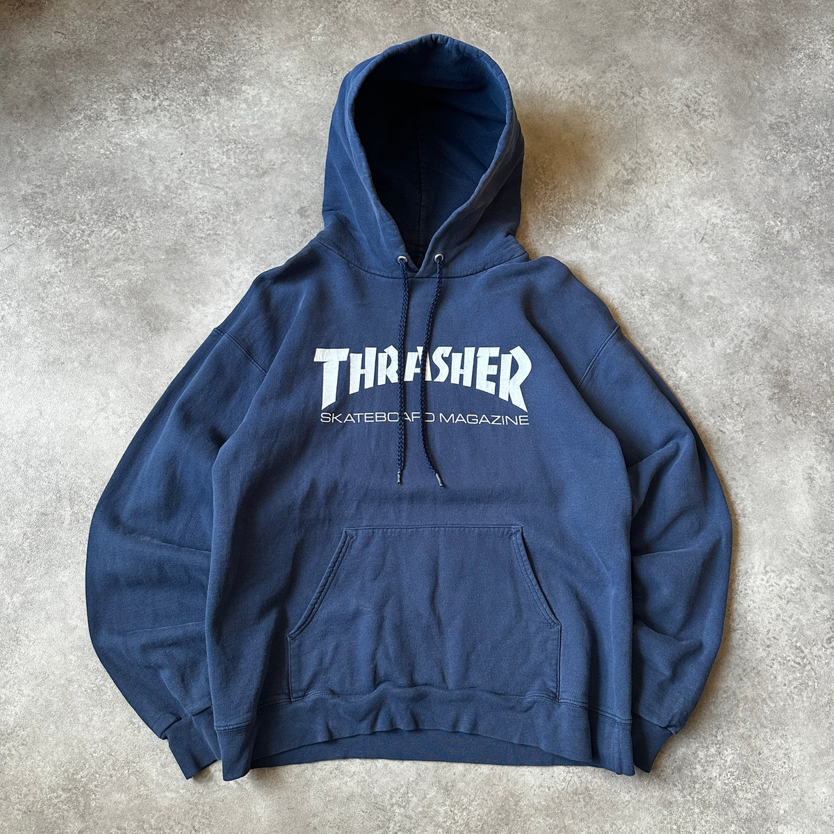 Thrasher Navy Skateboard Magazine Hoodie S
