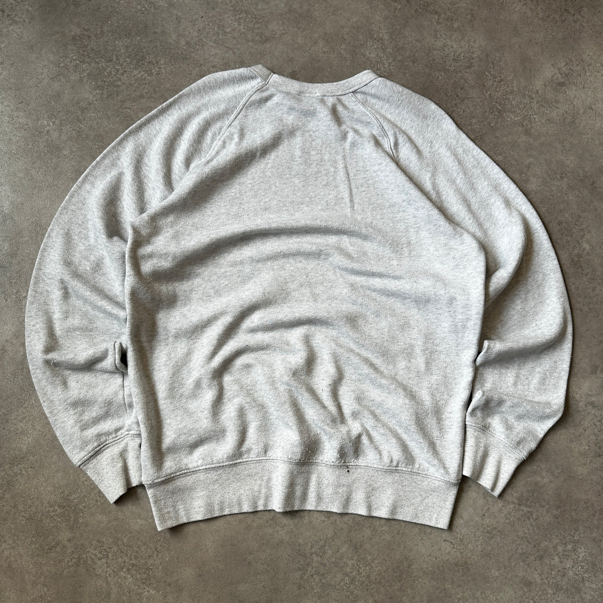 Obey Grey Chest Script Logo Crewneck M