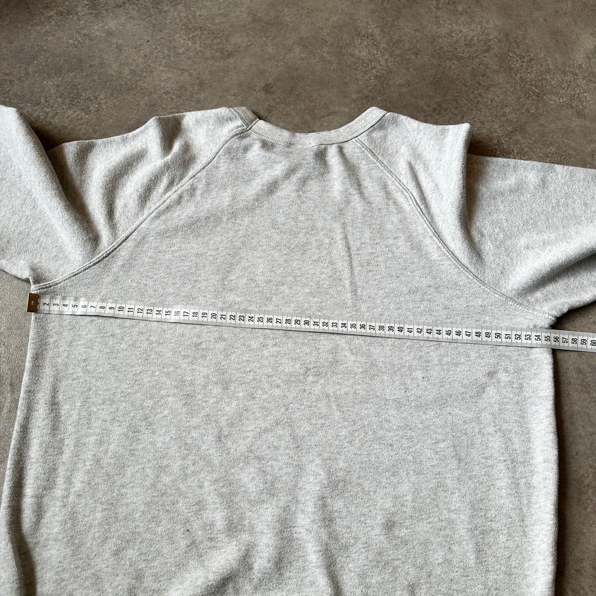 Obey Grey Chest Script Logo Crewneck M