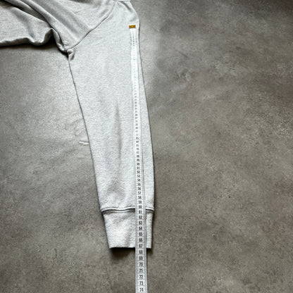 Obey Grey Chest Script Logo Crewneck M