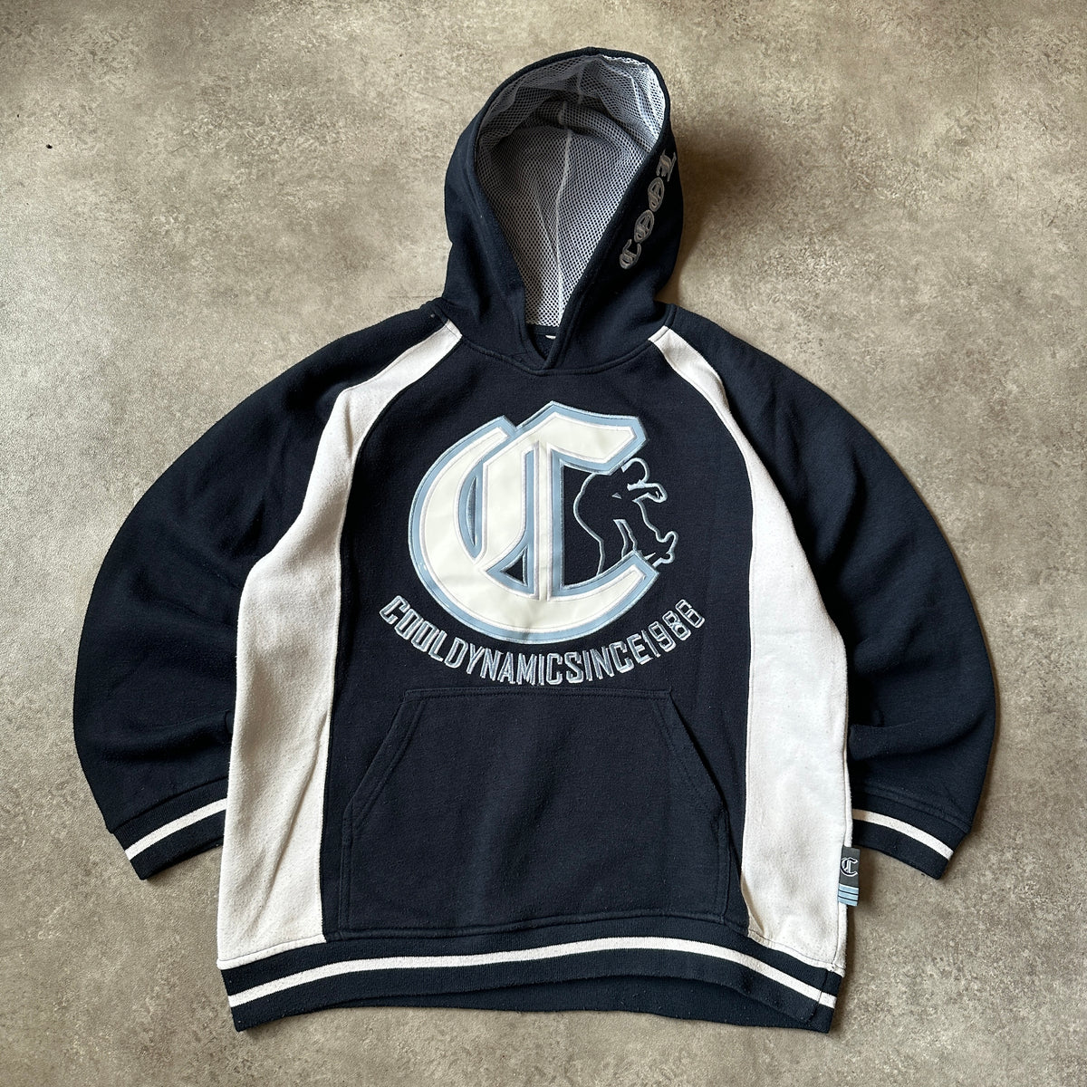 Cool Dynamic Black & White C Logo Hoodie M