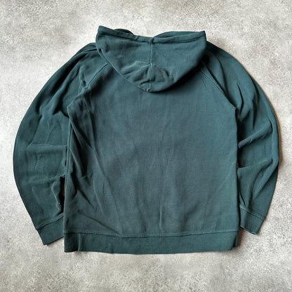 Anti Blue Dark Teal Waffle Knit Hoodie M