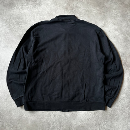 In Gold We Trust Black Full-Zip Sweatshirt XXL