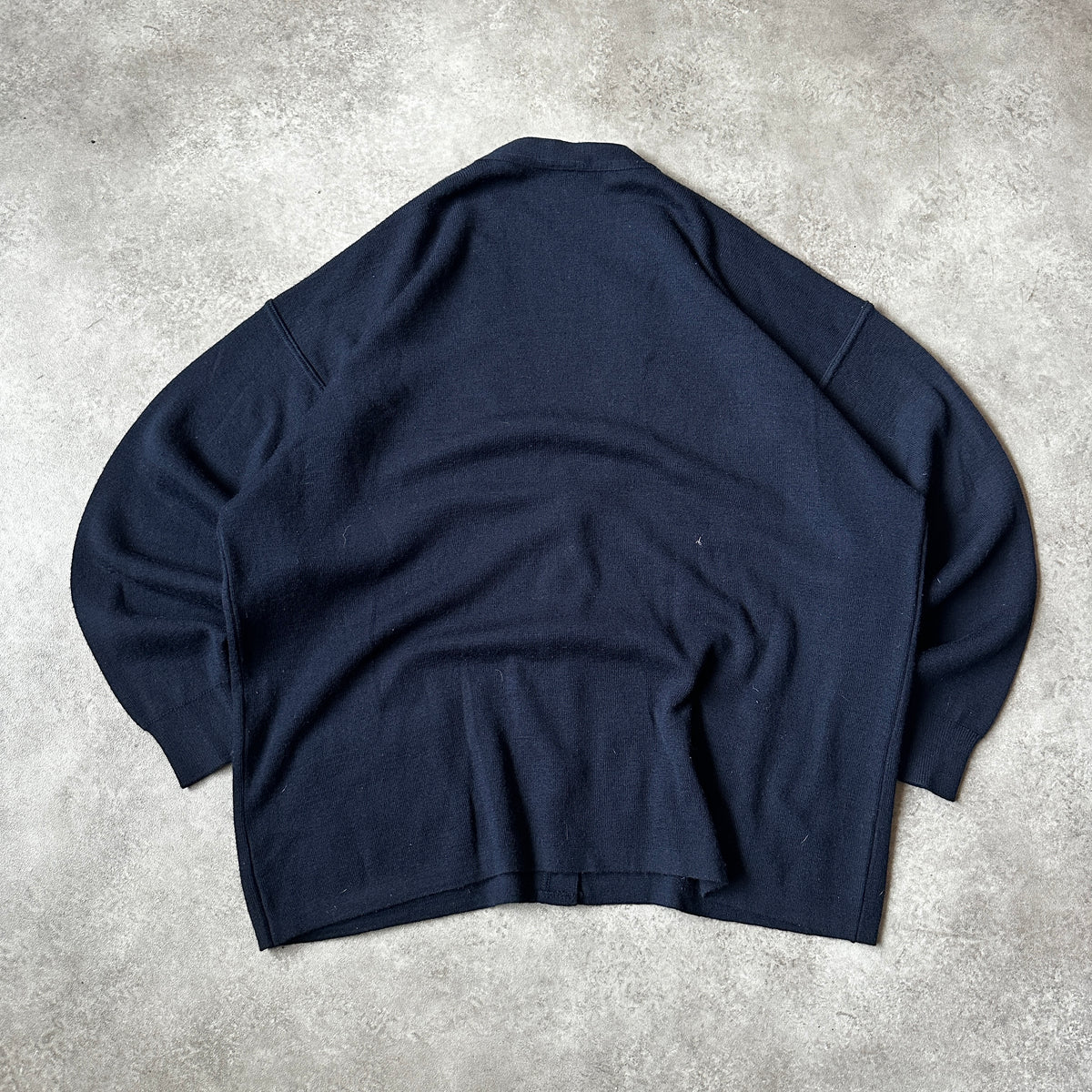 Roberto Sarto Dark Navy Knit Button Cardigan XL