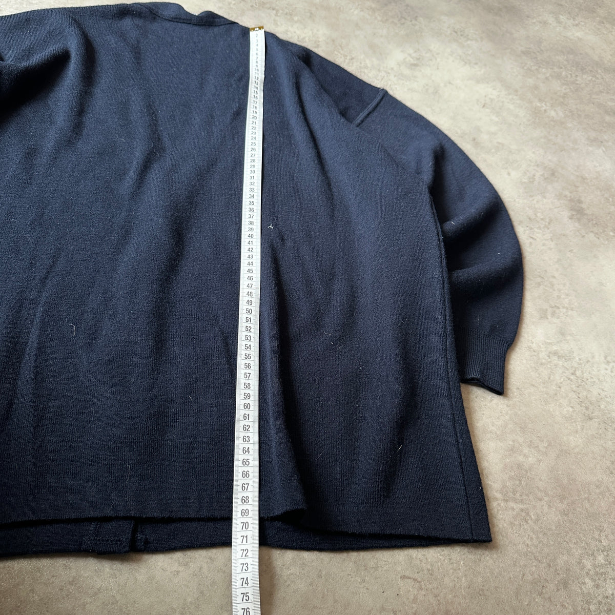 Roberto Sarto Dark Navy Knit Button Cardigan XL