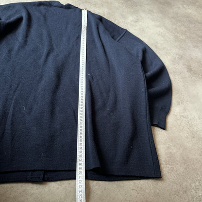 Roberto Sarto Dark Navy Knit Button Cardigan XL
