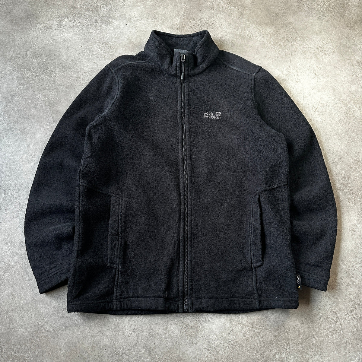 Jack Wolfskin Black Fleece Full-Zip Jacket L