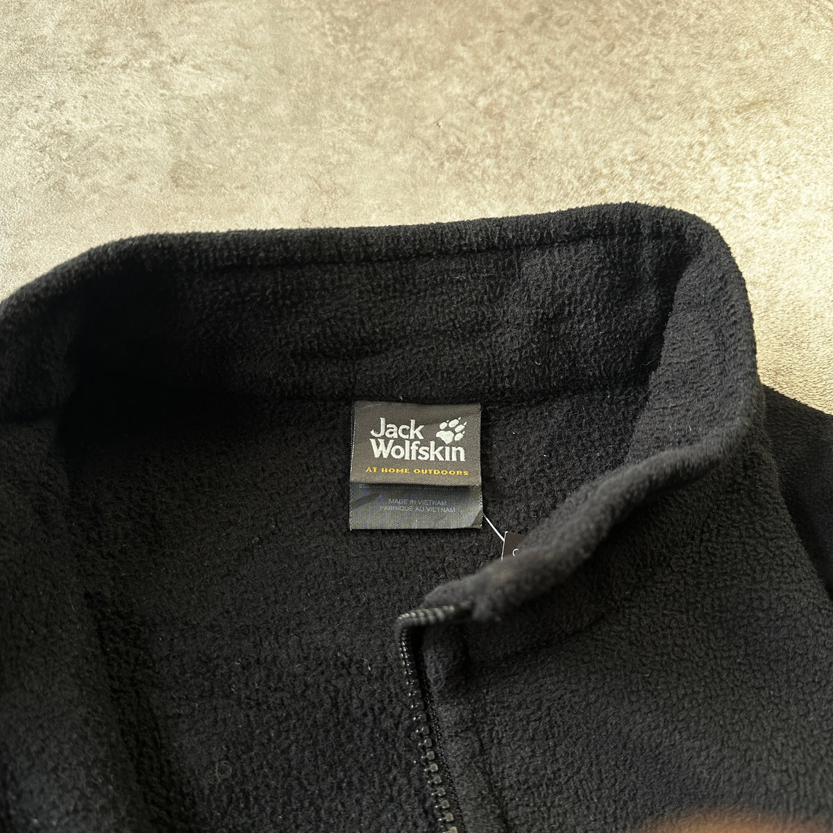 Jack Wolfskin Black Fleece Full-Zip Jacket L