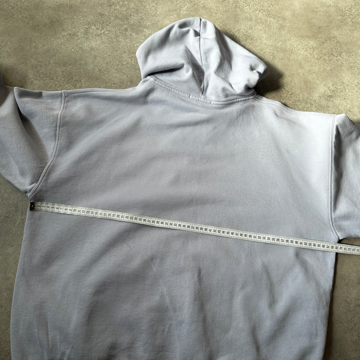 Brandy Melville Light Grey Plain Full-Zip Hoodie XL