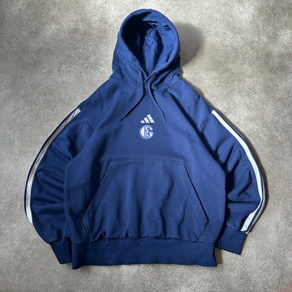 Adidas Royal Blue Schalke 04 Hoodie L