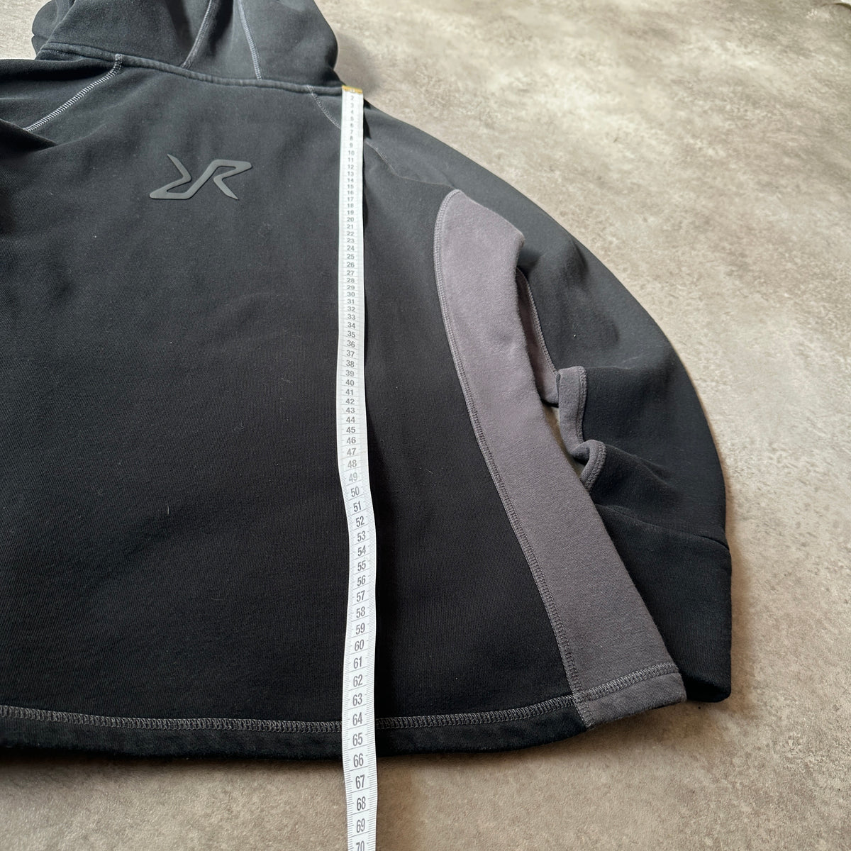 Revolution Race Dark Grey & Charcoal RVRC Outdoor Hoodie M