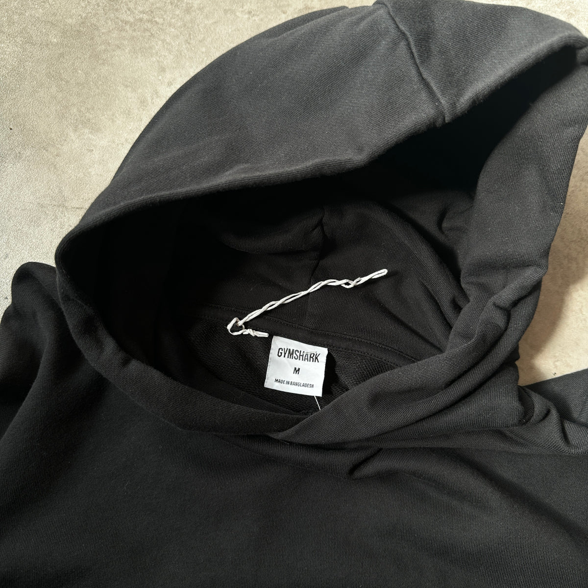 Gymshark Black Plain Hoodie M