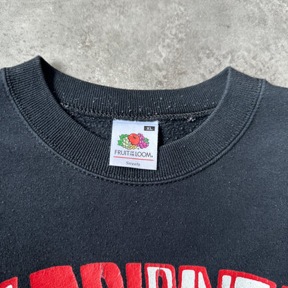 Fruit of the Loom Black Labyrinth 2003 Graphic Crewneck XL