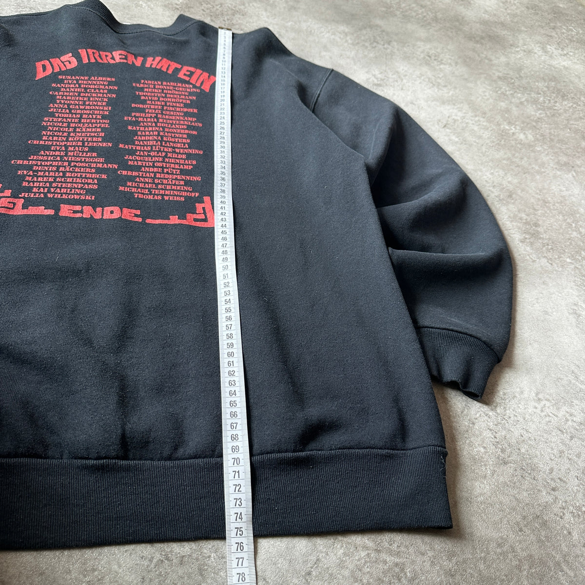 Fruit of the Loom Black Labyrinth 2003 Graphic Crewneck XL