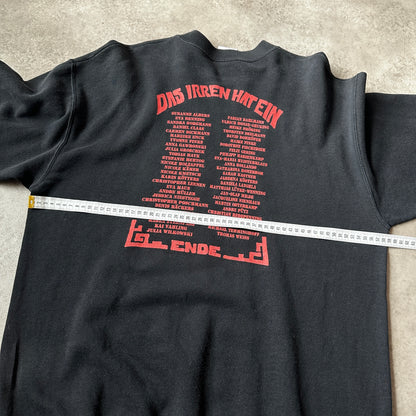 Fruit of the Loom Black Labyrinth 2003 Graphic Crewneck XL