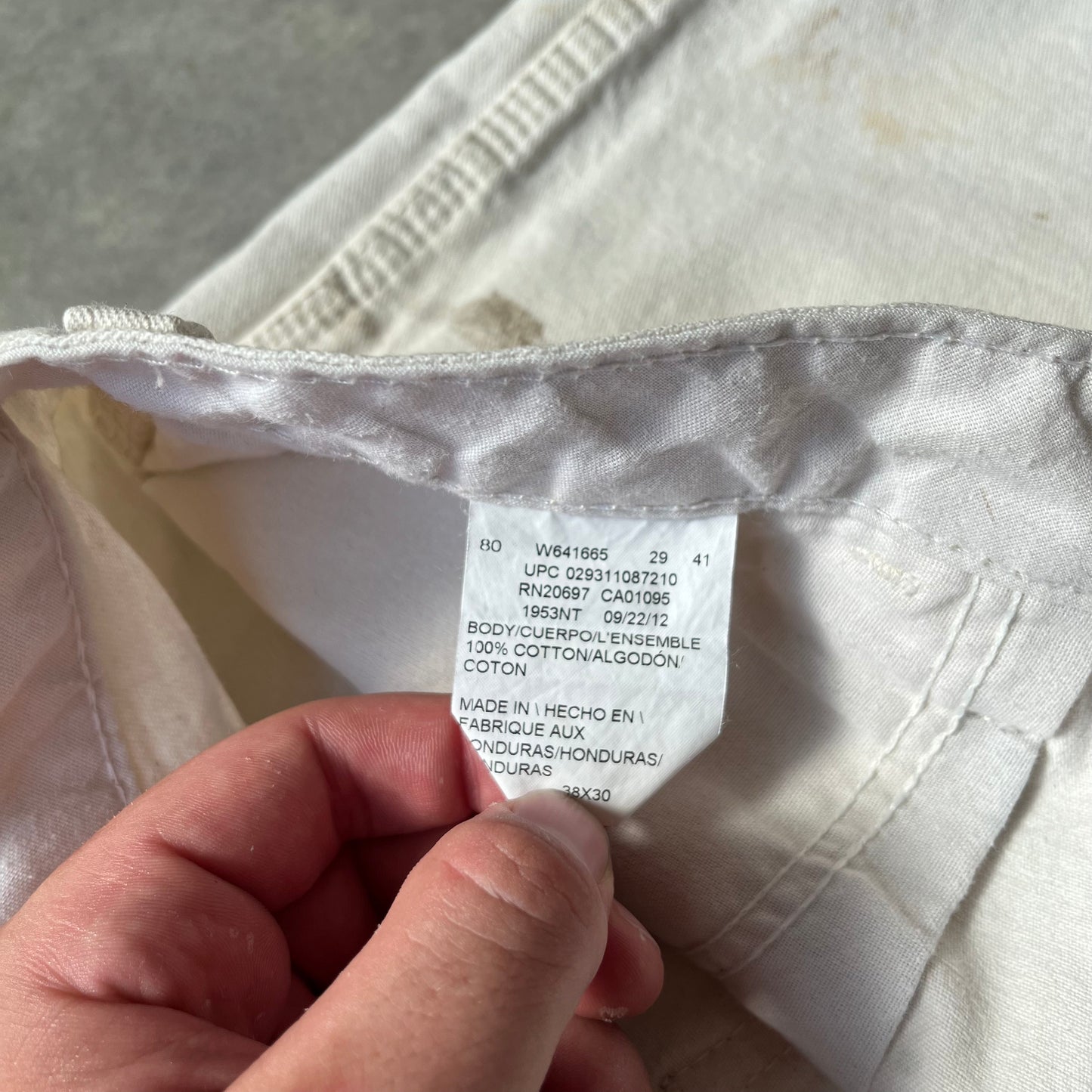 Dickies Distressed Carpenter Pants W38