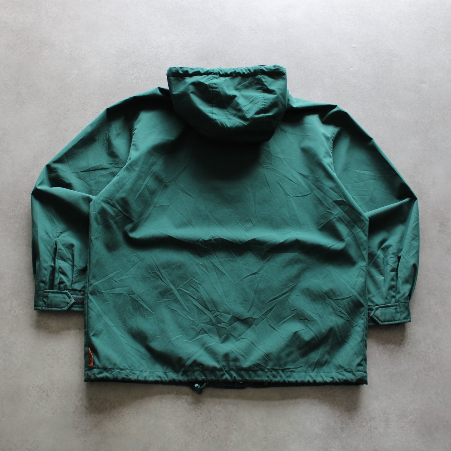 Fila Vintage Hooded Windbreaker – Forest Green Retro Style (Man-XXL)