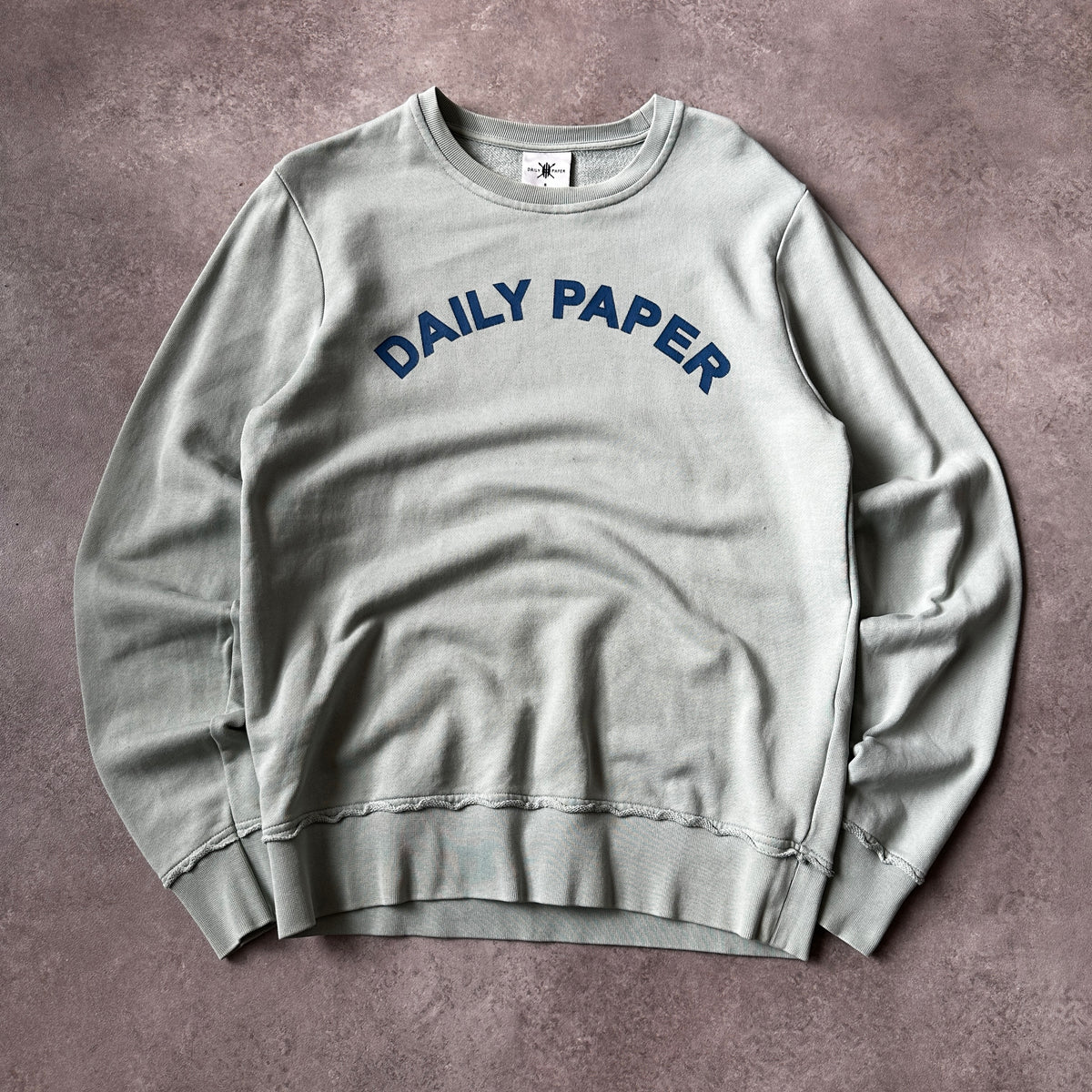 Daily Paper Light Grey Arch Logo Crewneck S