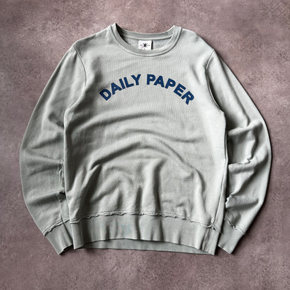 Daily Paper Light Grey Arch Logo Crewneck S