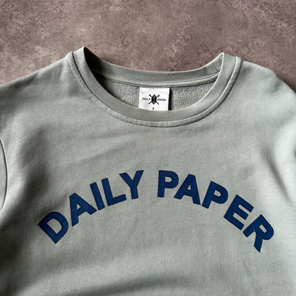 Daily Paper Light Grey Arch Logo Crewneck S
