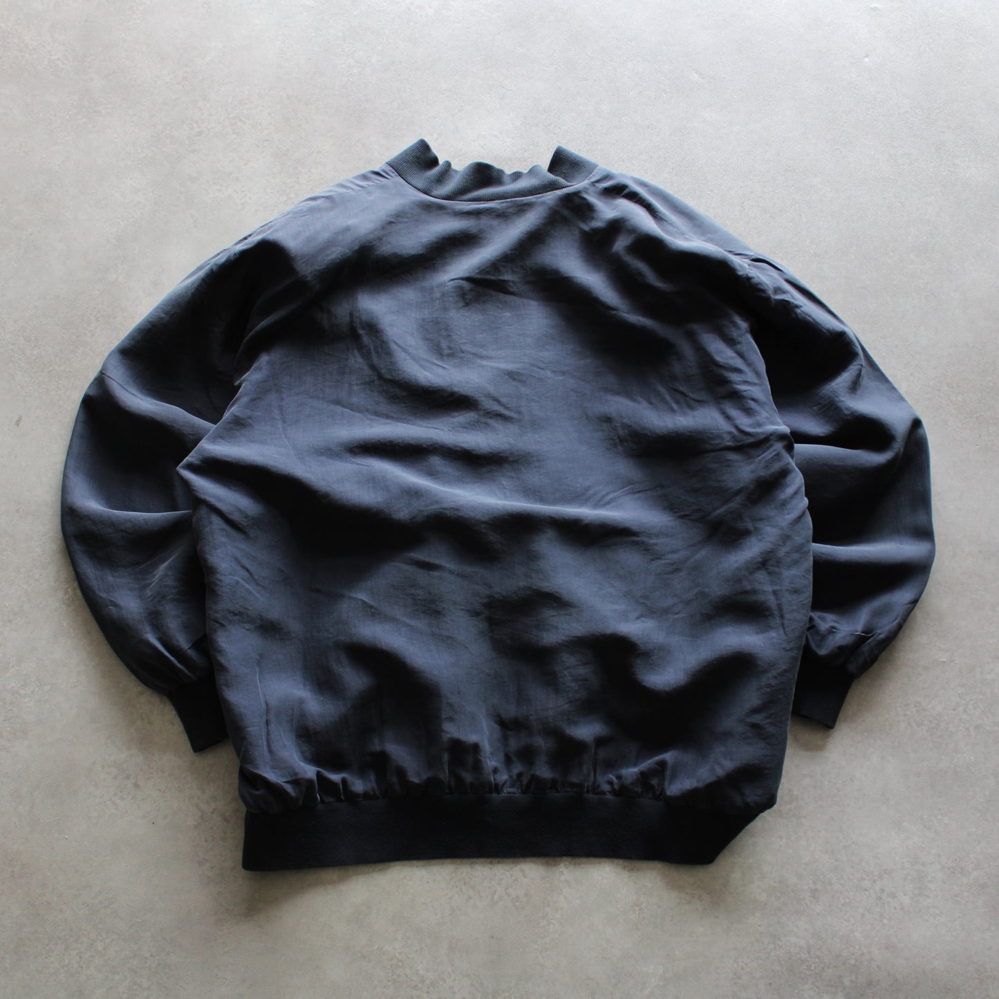 DAB Vintage Bomber Jacket – Black Retro Zip-Up (Man-XXL)