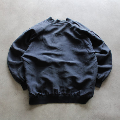 DAB Vintage Bomber Jacket – Black Retro Zip-Up (Man-XXL)